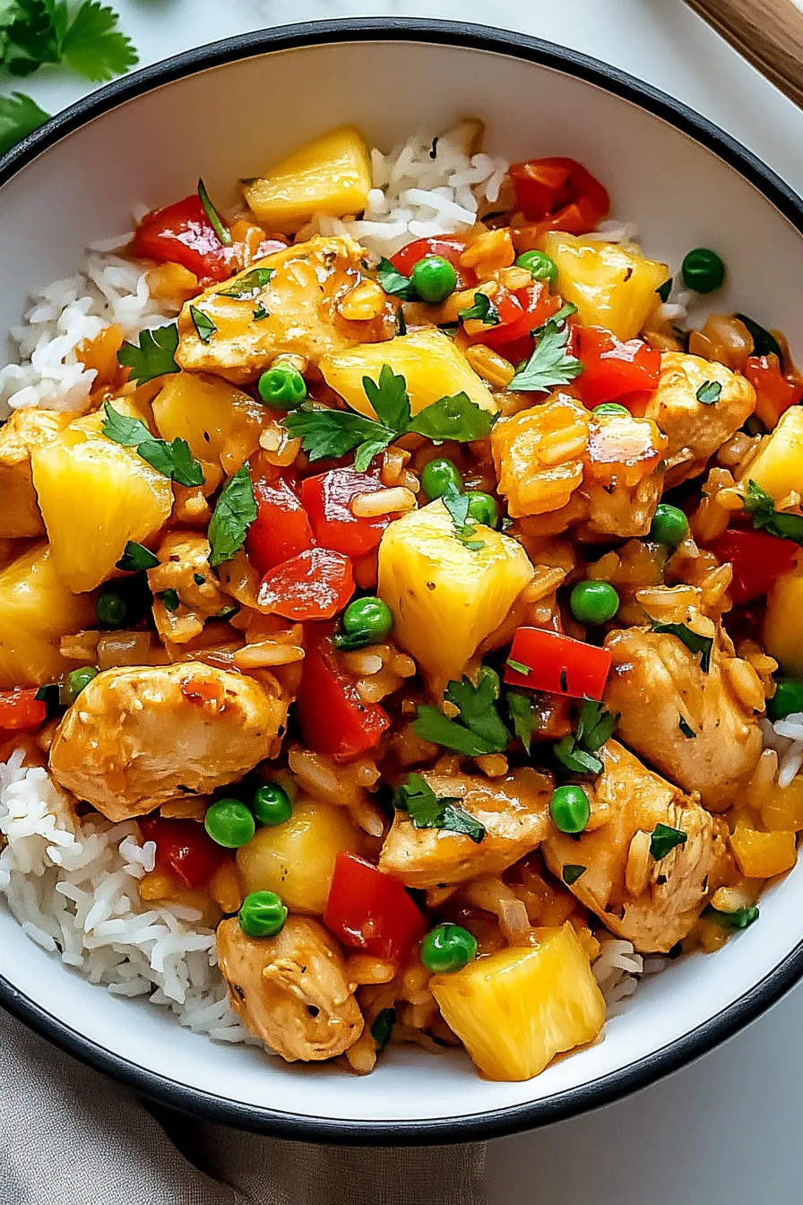 Pineapple Chicken and Rice – My Food Plans