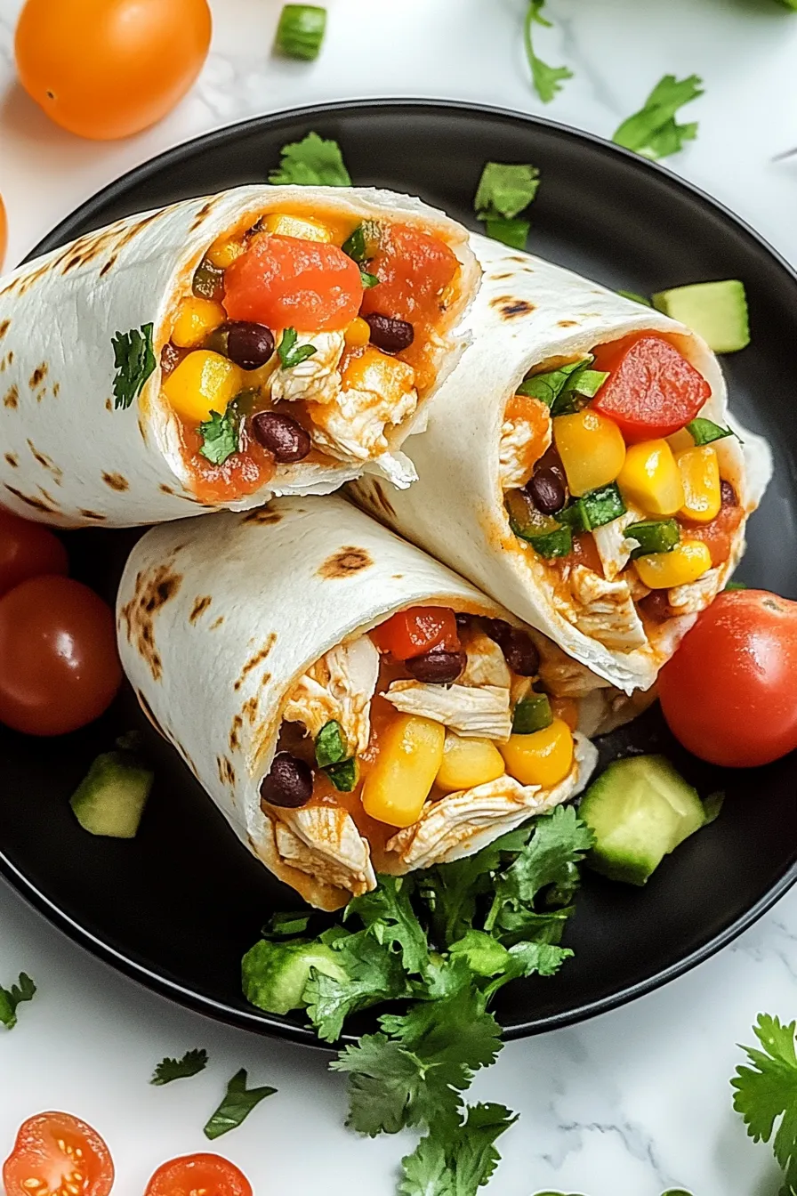 Slow Cooker Chicken Burritos – My Food Plans