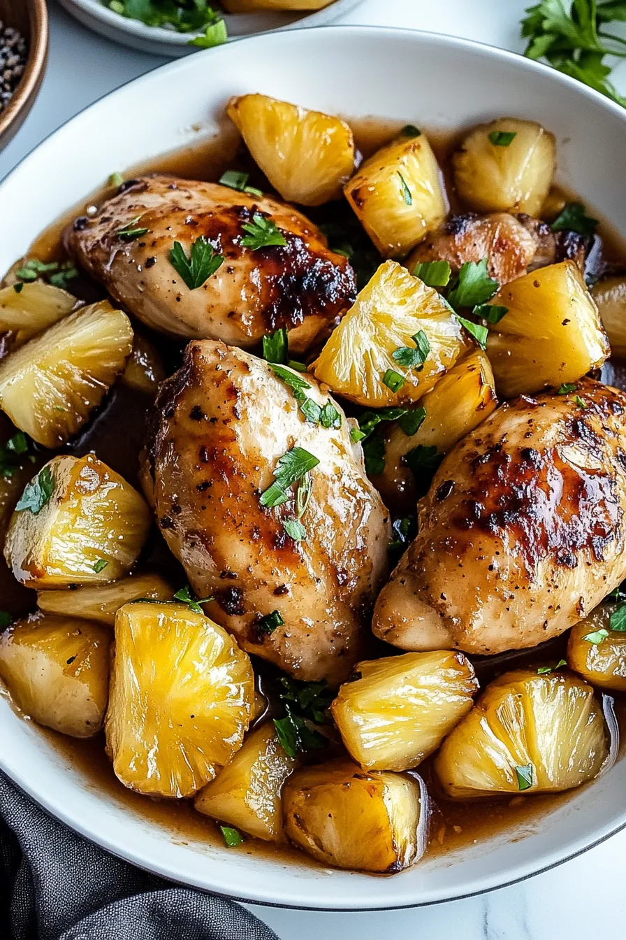 Brown Sugar Pineapple Chicken – My Food Plans