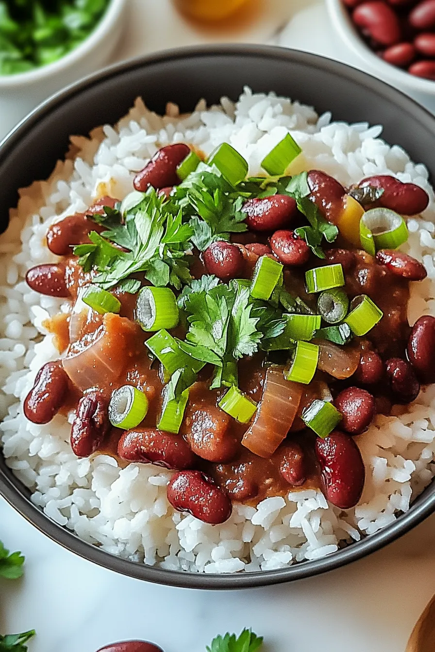 Louisiana Red Beans and Rice – My Food Plans