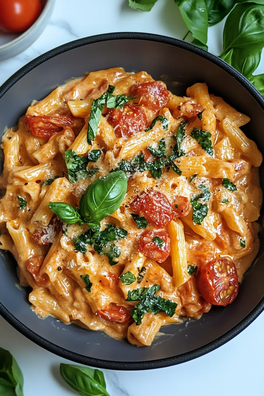 One Pot Creamy Tomato Pasta – My Food Plans