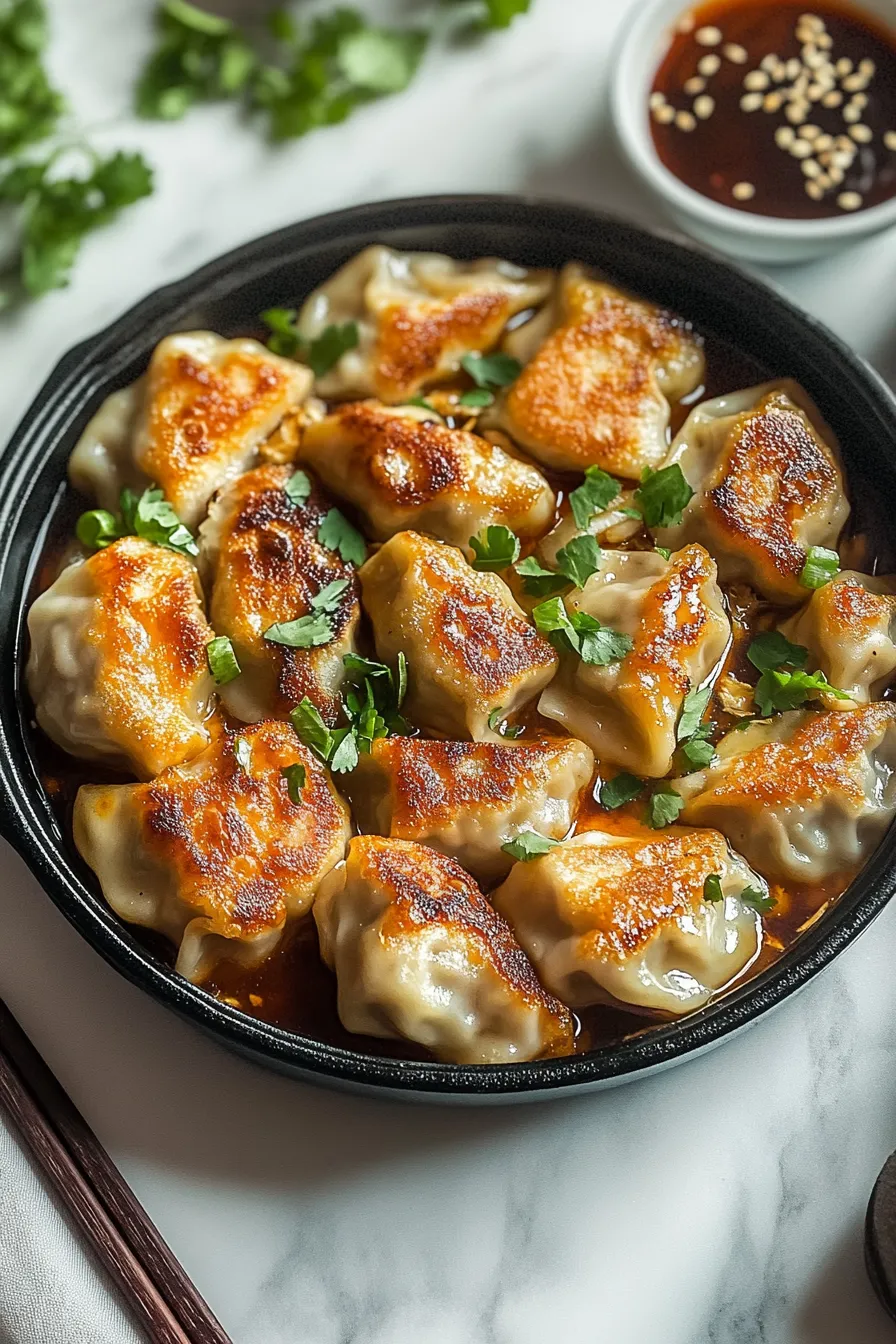 Pan-Fried Chicken Dumplings – My Food Plans
