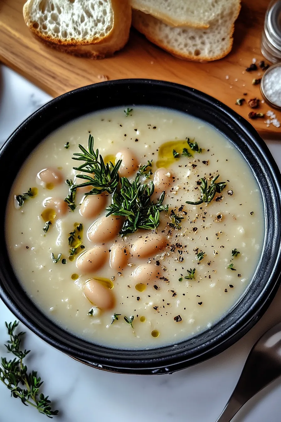Tuscan White Bean Soup – My Food Plans