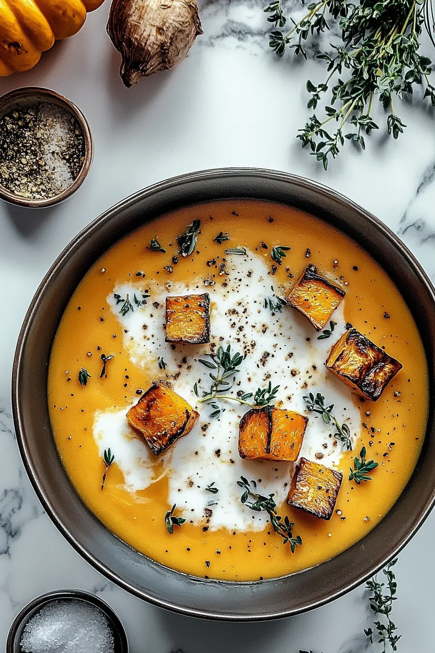 Roasted Butternut Squash Soup – My Food Plans