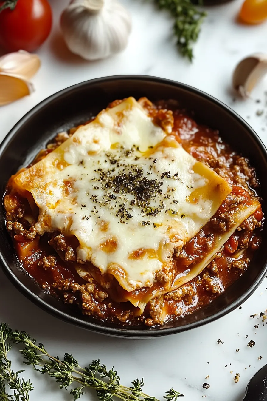 Cheesy Lasagna With Meat Sauce – My Food Plans