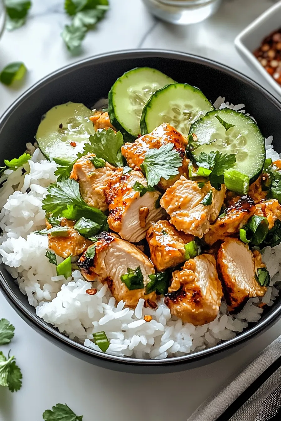 Coconut Chicken Rice Bowl – My Food Plans