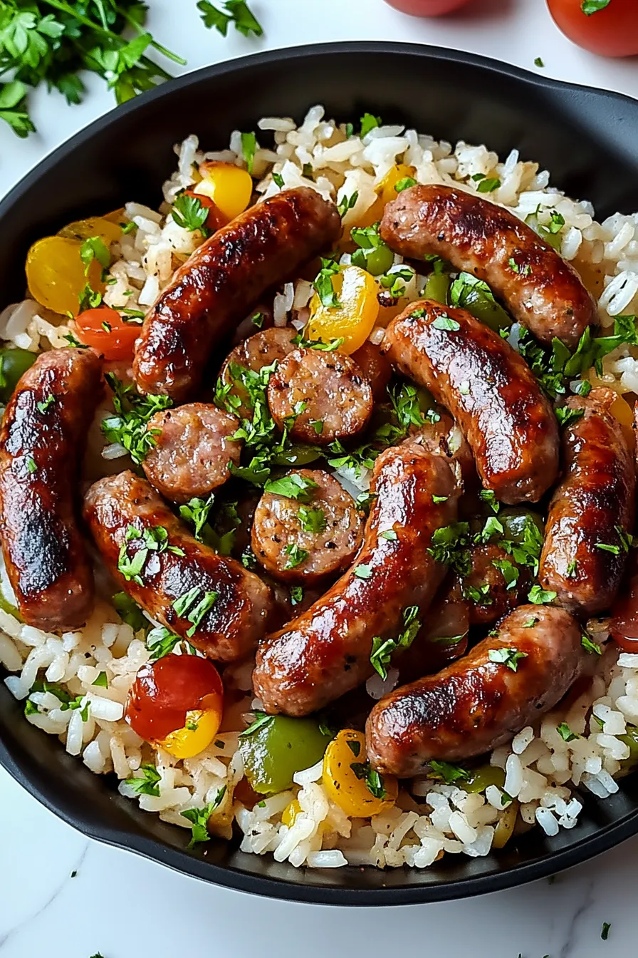 Cajun Sausage and Rice Skillet – My Food Plans