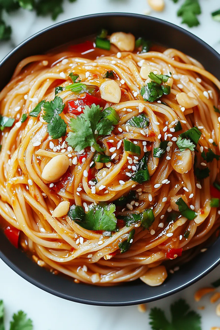 Spicy garlic noodles – My Food Plans