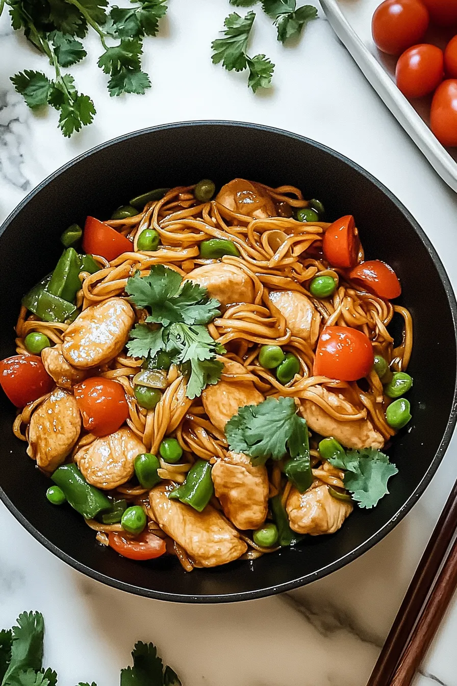 Chicken Chow Mein with the Best Chow Mein Sauce – My Food Plans