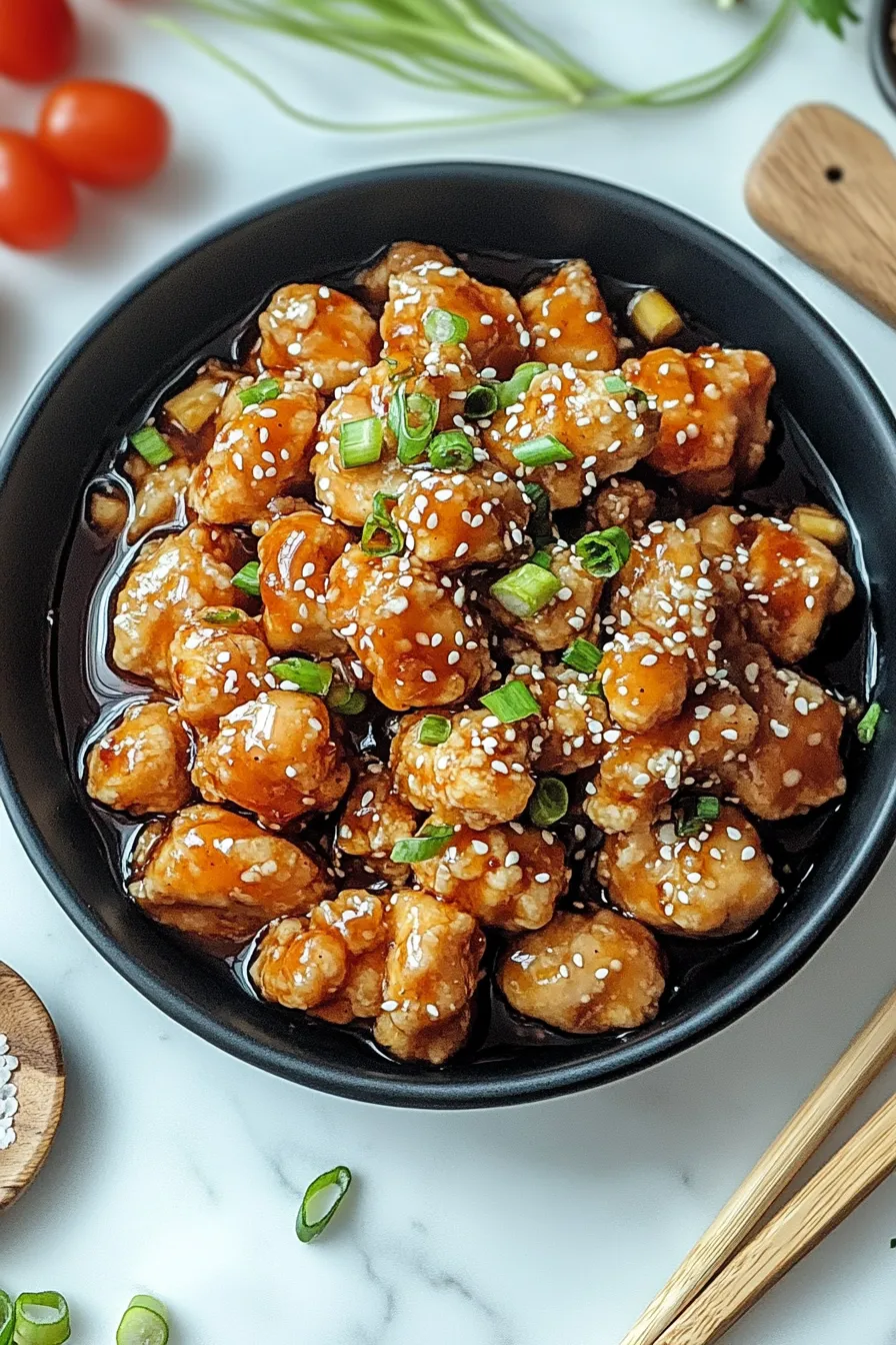 Crispy Chinese Honey Garlic Chicken – My Food Plans