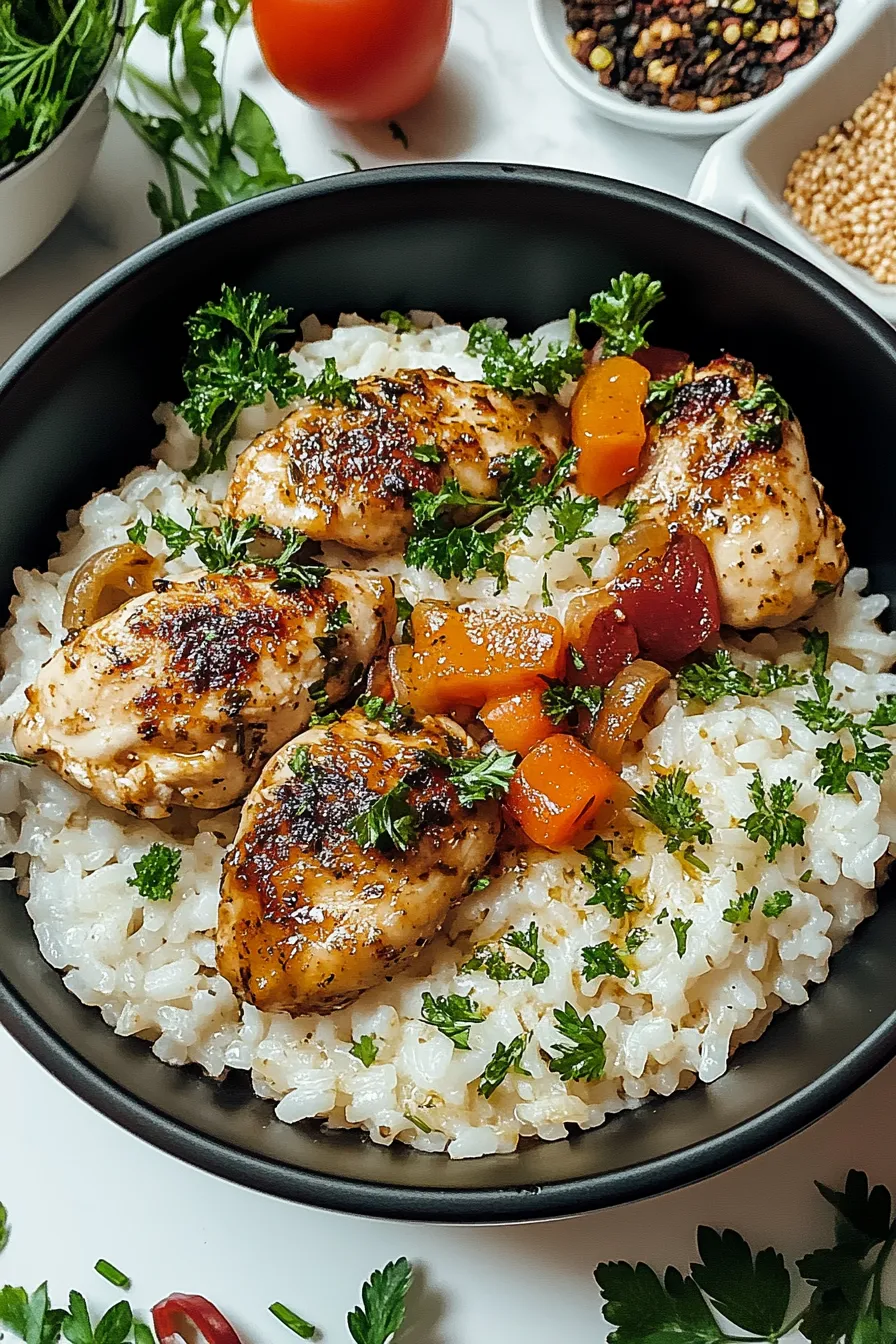 One Pot Cajun Chicken and Rice – My Food Plans