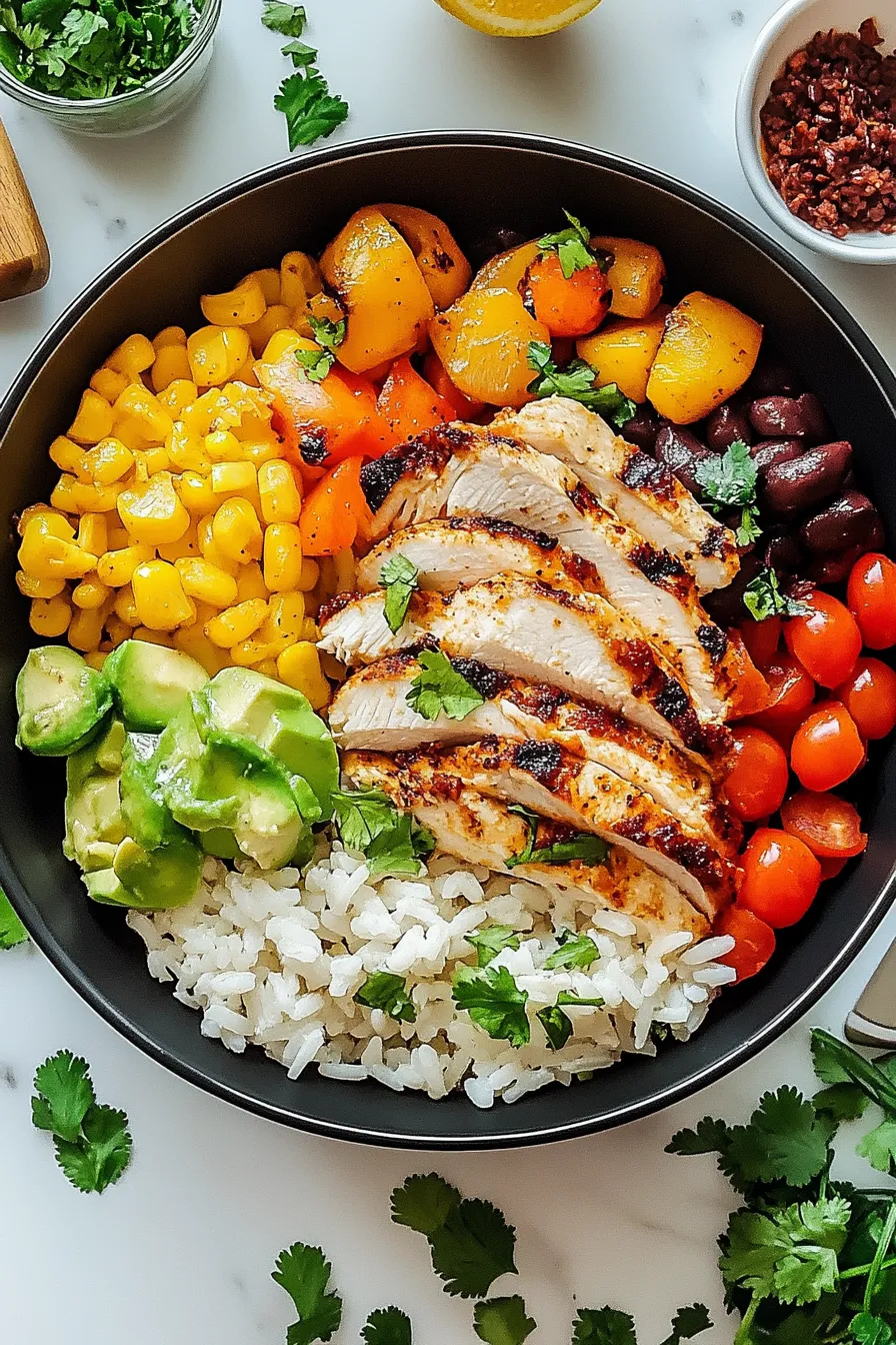 Chicken Fajita Rice Bowl – My Food Plans