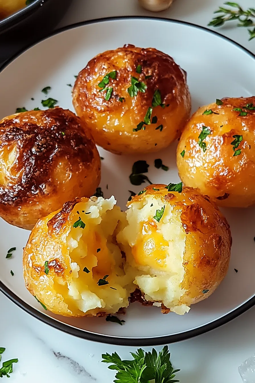 Irresistible Mashed Potato Cheese Puffs – My Food Plans