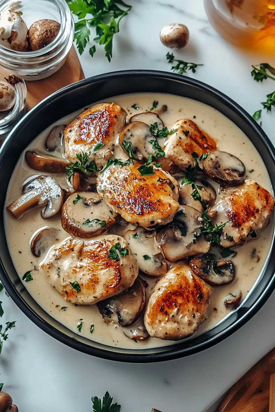 Creamy Mushroom Chicken – My Food Plans