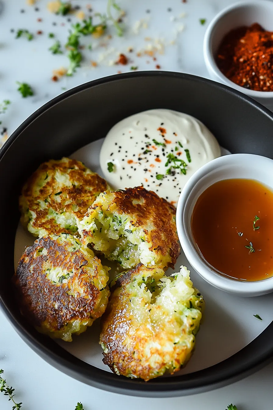 Crispy Zucchini Fritters – My Food Plans