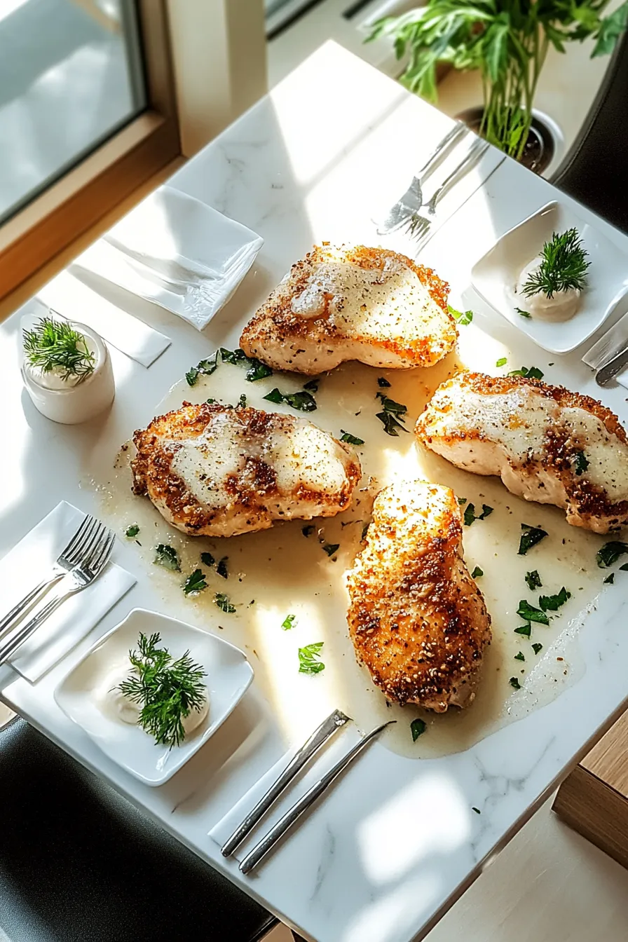 Juicy Garlic Parmesan Chicken – My Food Plans