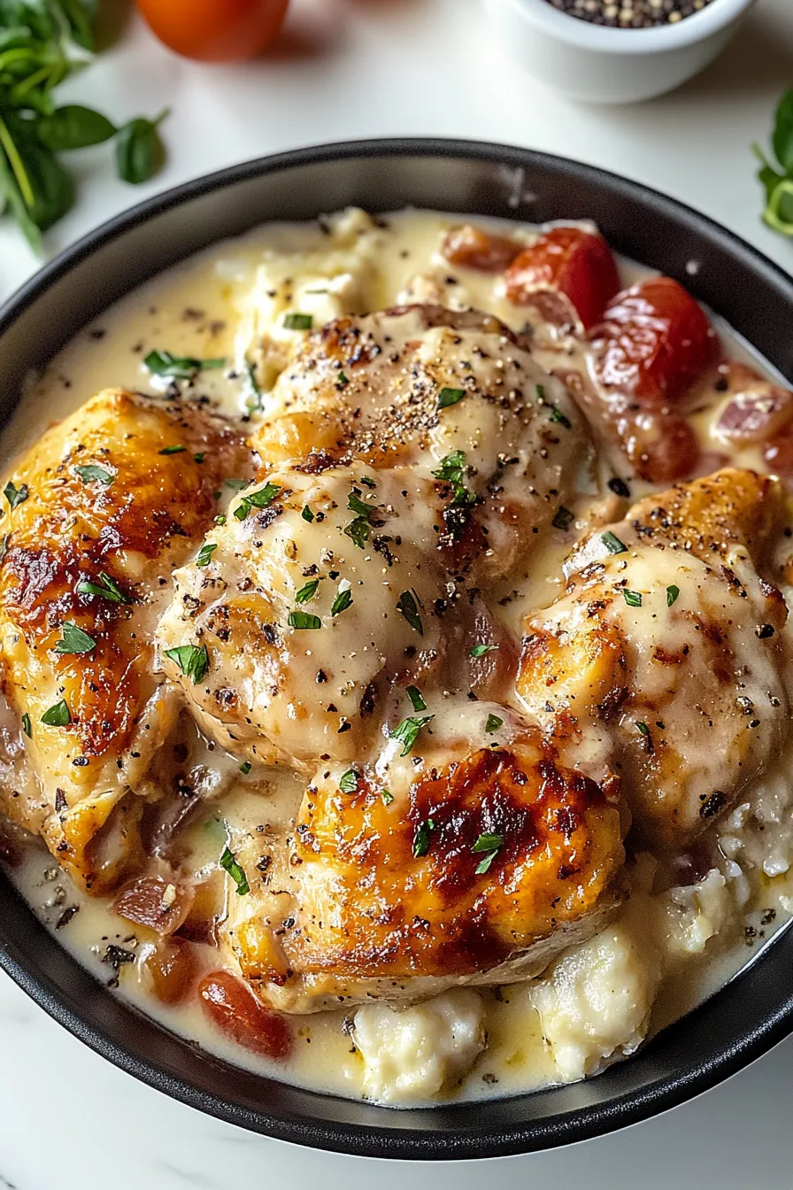 Smothered Chicken – My Food Plans