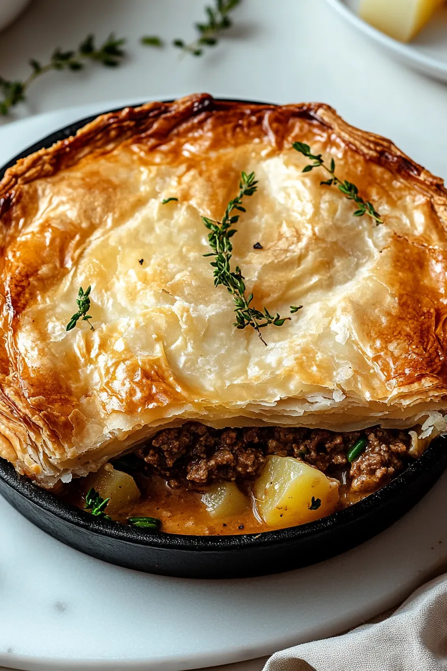 Crispy Potato Topped Meat Pie – My Food Plans