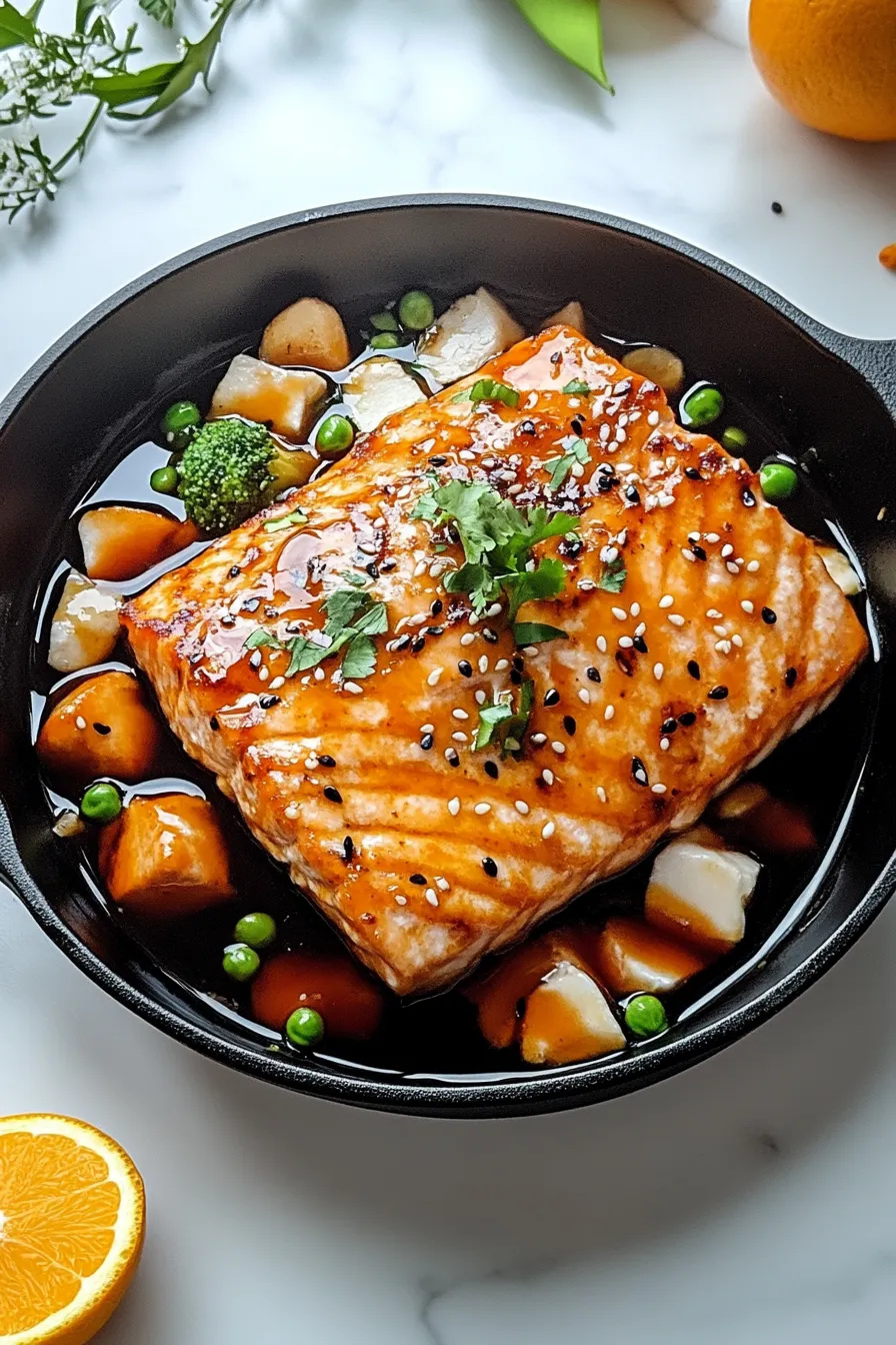 Orange Teriyaki Salmon – My Food Plans