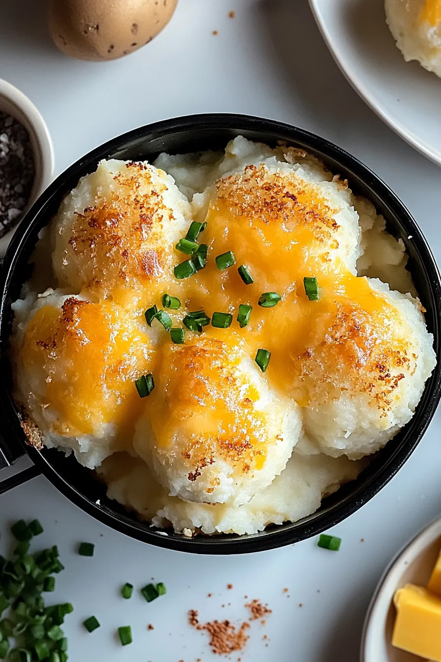 Air Fryer Cheesy Mashed Potato Balls – My Food Plans