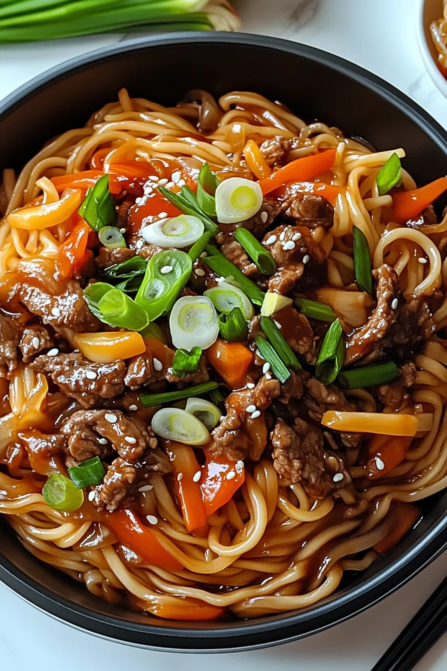 Homemade Beef Chow Mein – My Food Plans