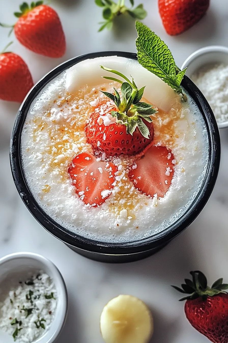 Strawberry Coconut Daiquiri – My Food Plans