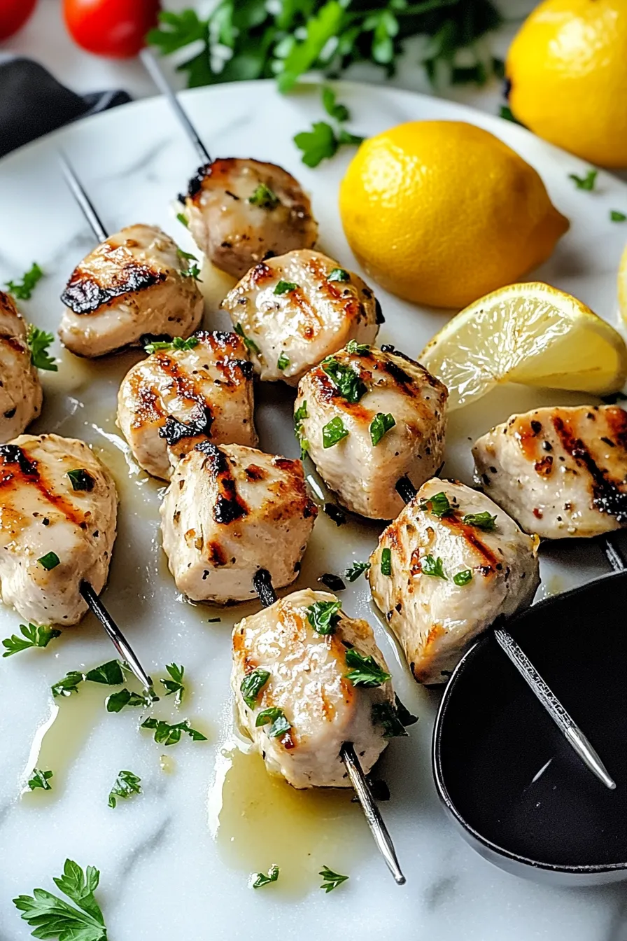 Honey Garlic Chicken Skewers – My Food Plans