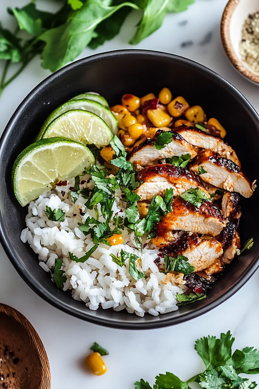 Honey Chipotle Chicken Rice Bowl – My Food Plans