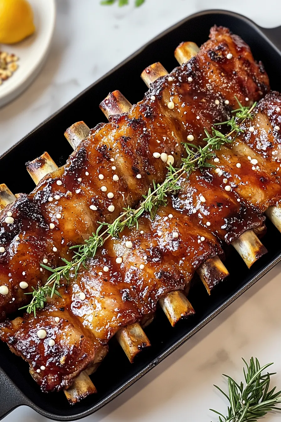 Honey Garlic Ribs – My Food Plans