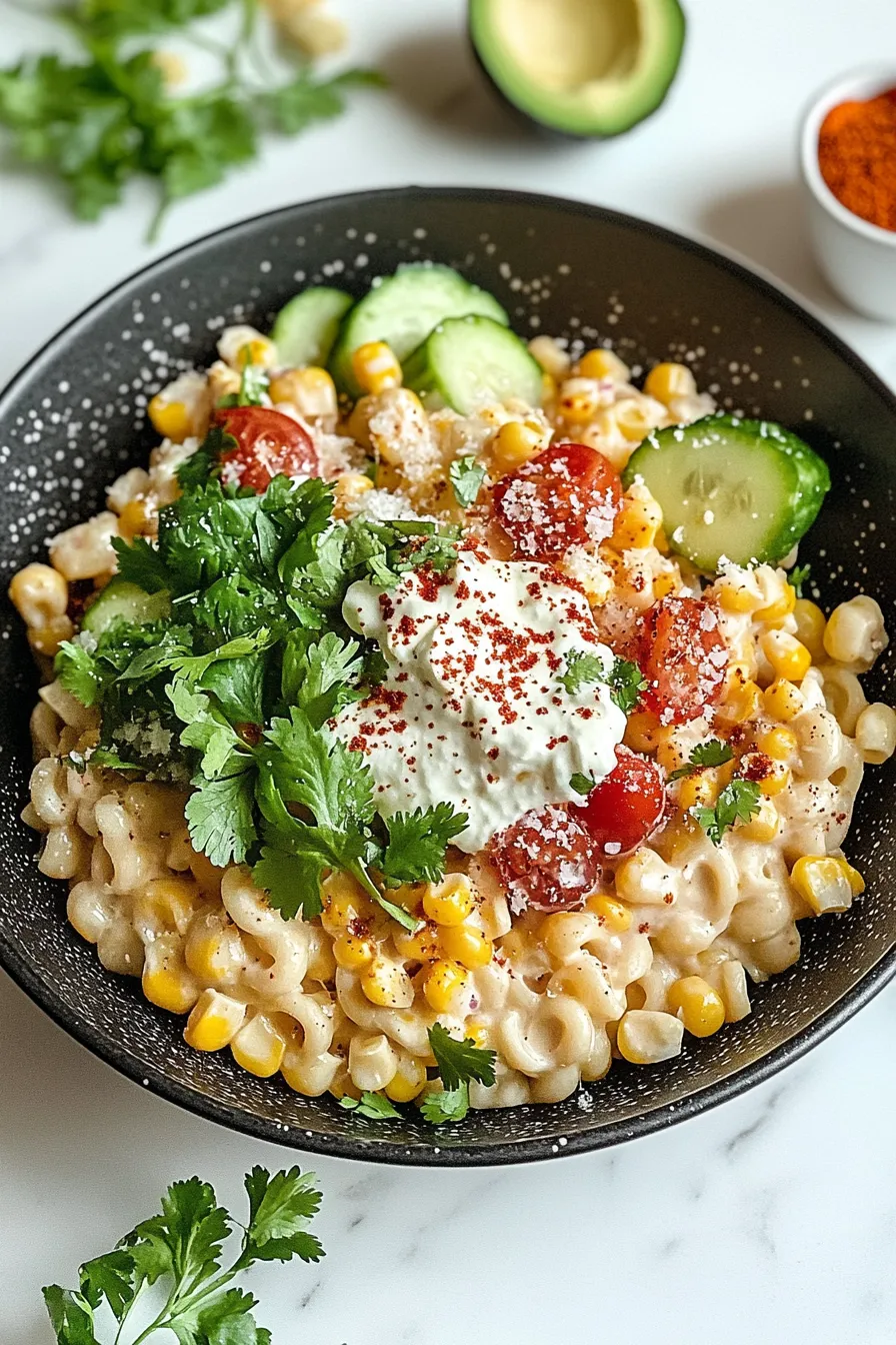 Mexican Street Corn Pasta Salad – My Food Plans