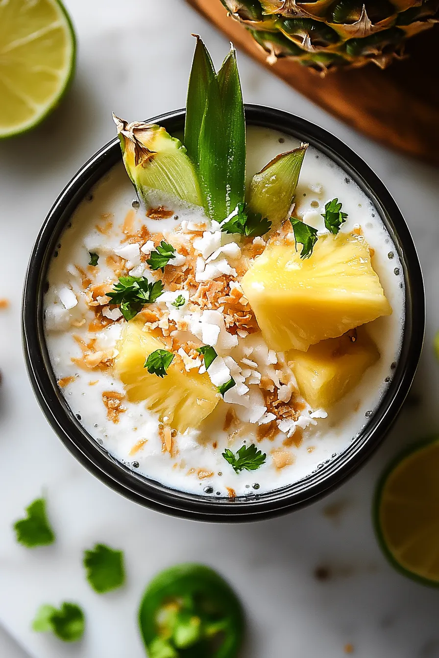 Hawaiian Margarita Cocktail with Pineapple & Coconut – My Food Plans
