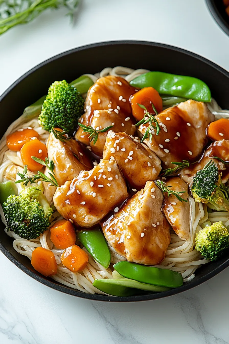 Chicken Teriyaki Noodles – My Food Plans