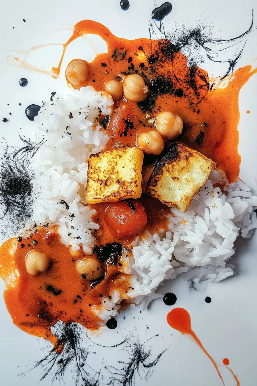 Summer Coconut Chickpea Curry with Rice and Fried Halloumi – My Food Plans