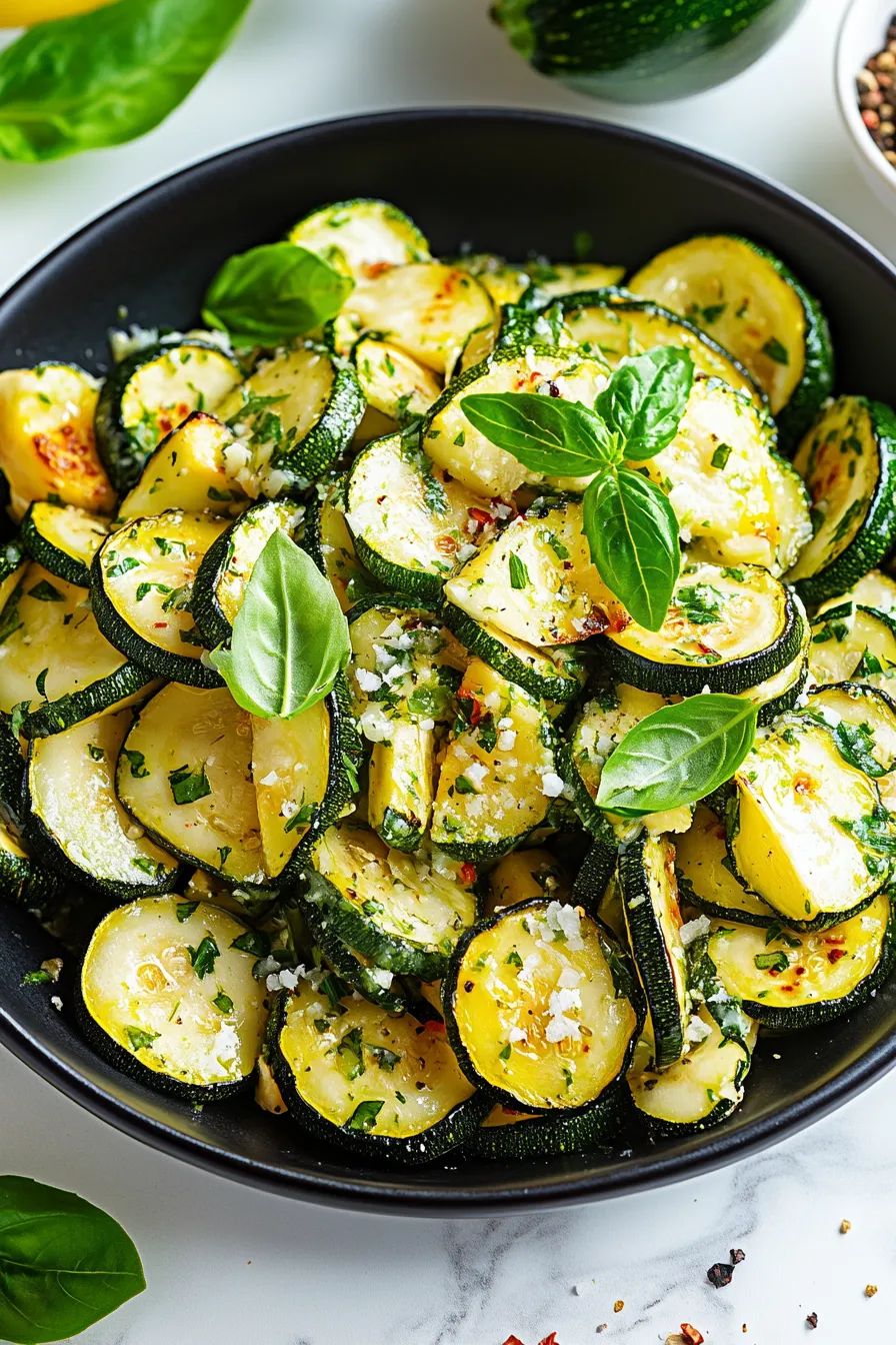 Marinated zucchini salad – My Food Plans