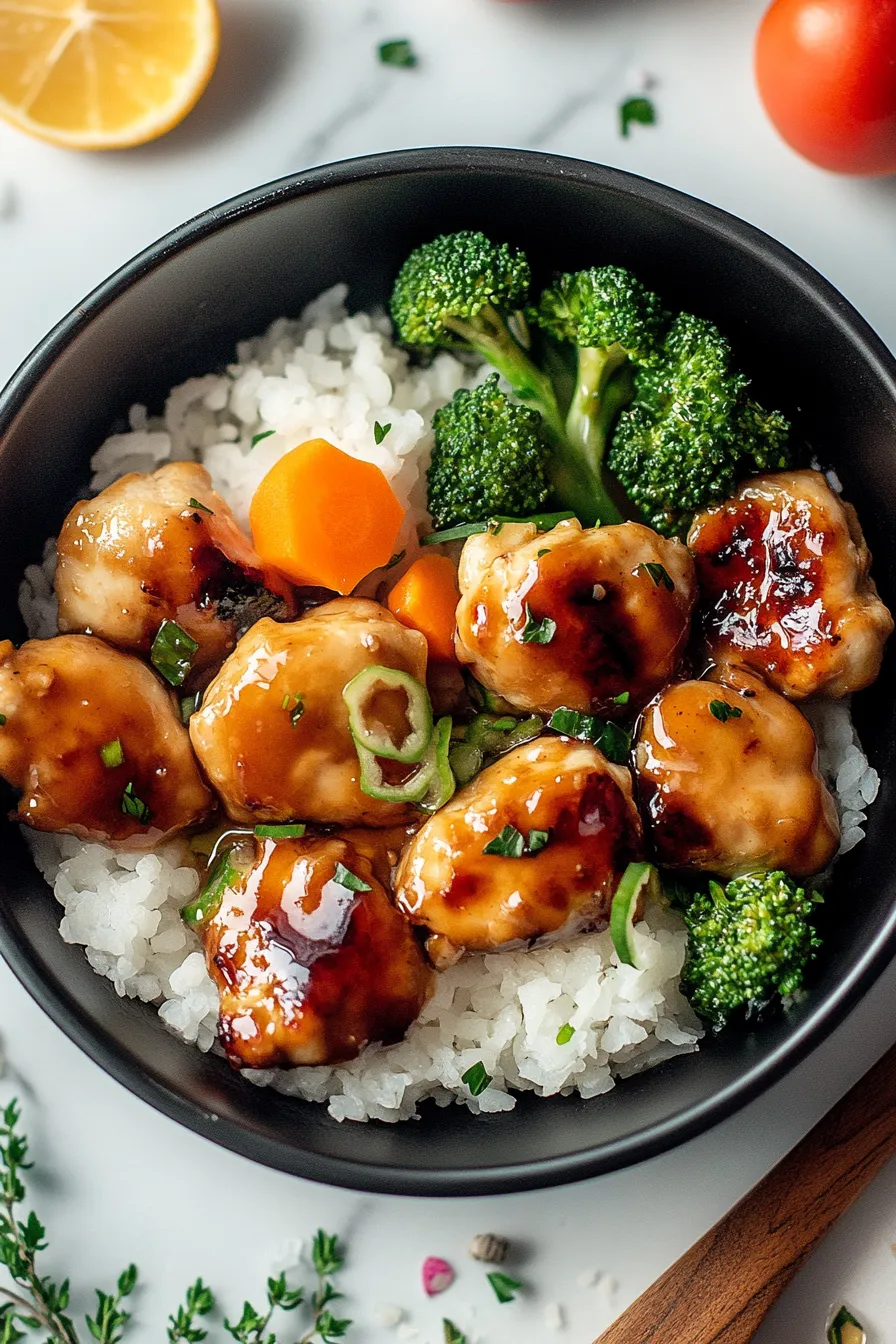 Hot Honey Chicken Bowls – My Food Plans