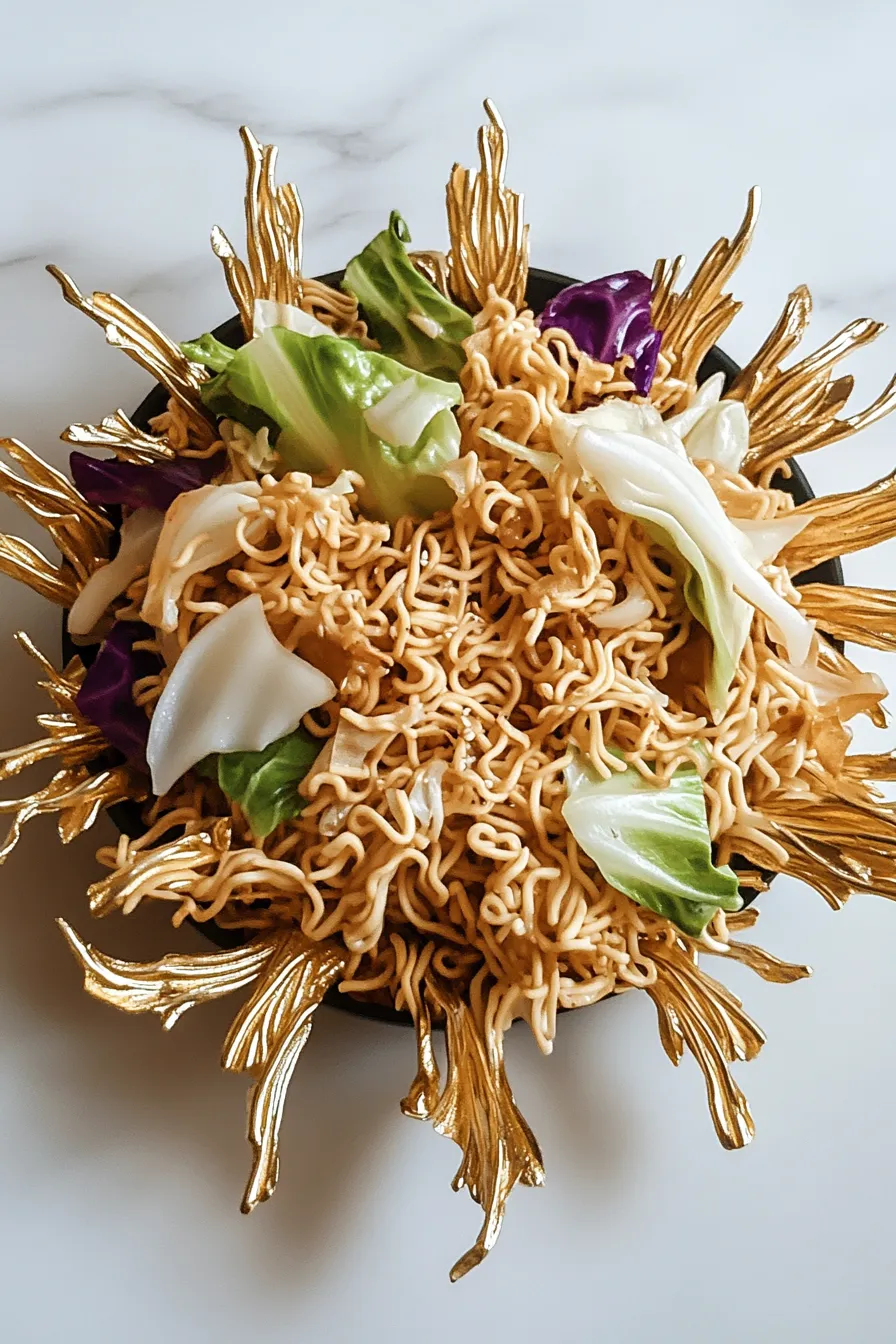 Crunchy Ramen Salad with Cabbage and Sesame Dressing – My Food Plans