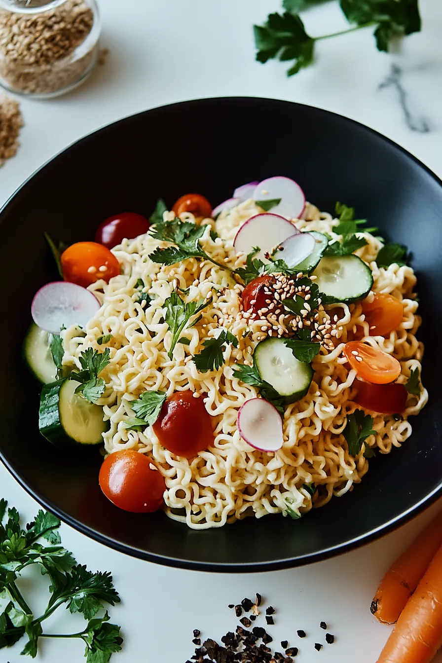 Cold Ramen Noodle Salad – My Food Plans