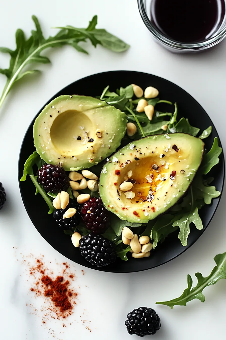 Blackberry, Avocado and Arugula Salad – My Food Plans