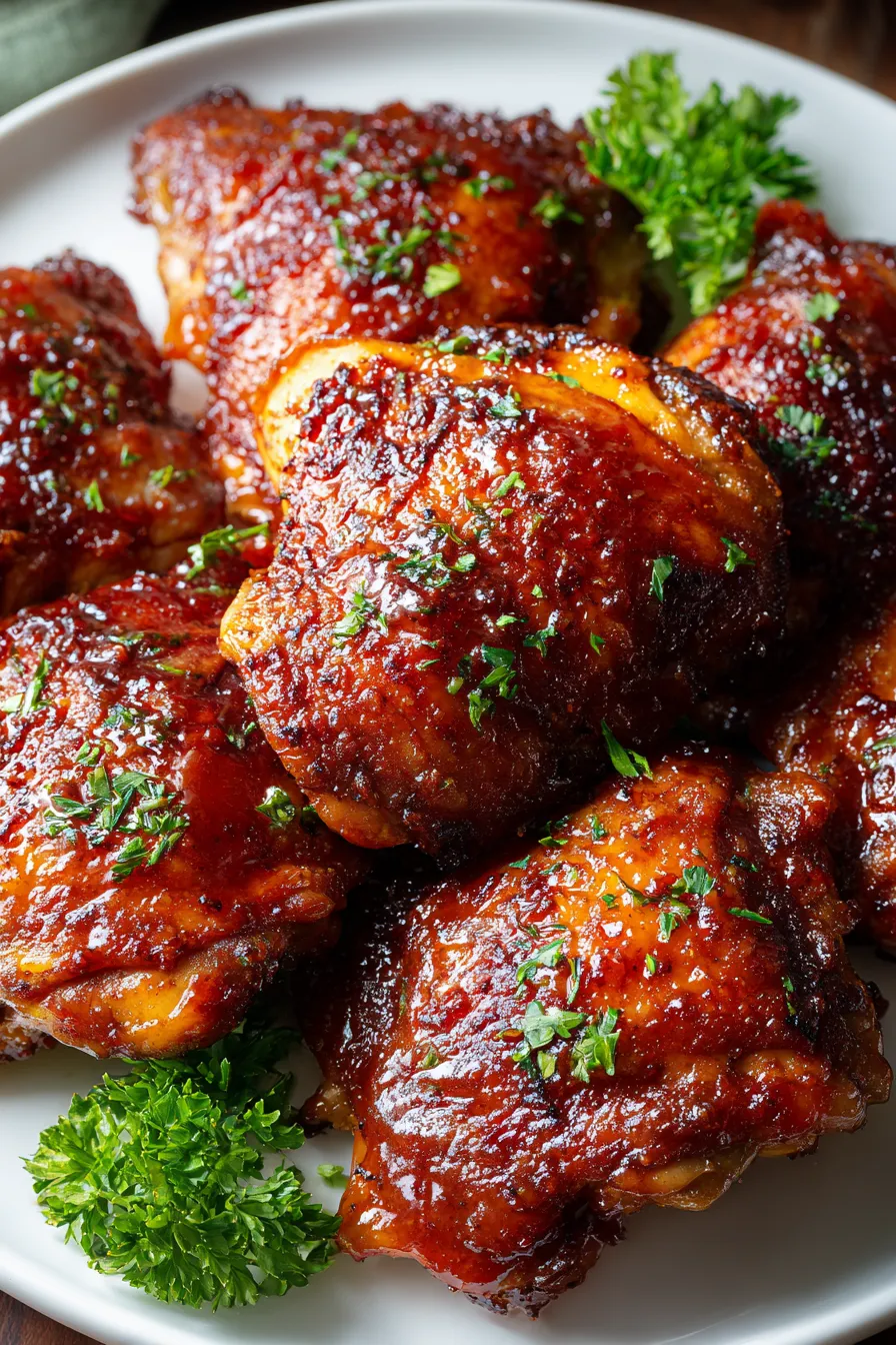 Low Carb BBQ Chicken Thighs – My Food Plans