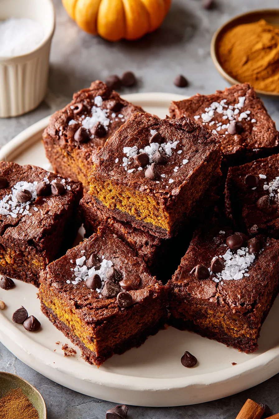 Spiced Gluten-Free Pumpkin Brownies – My Food Plans