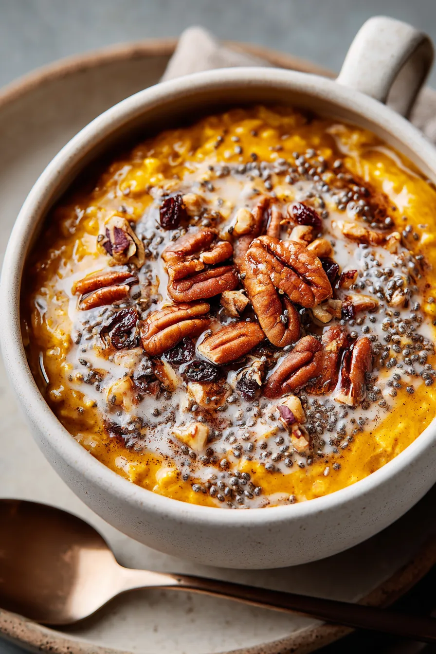 Pumpkin Pie Overnight Oats – My Food Plans