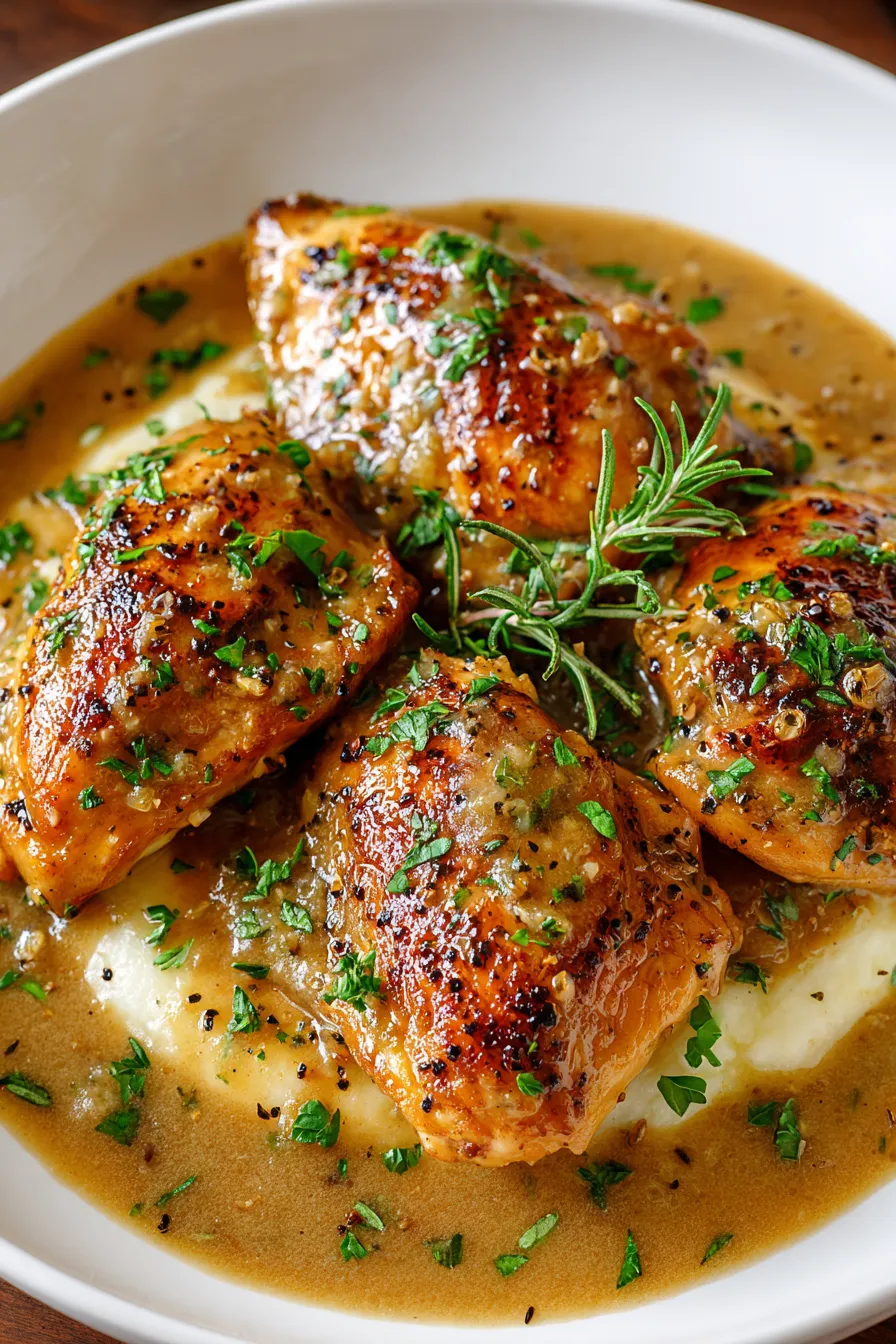 Homestyle Chicken and Gravy – My Food Plans