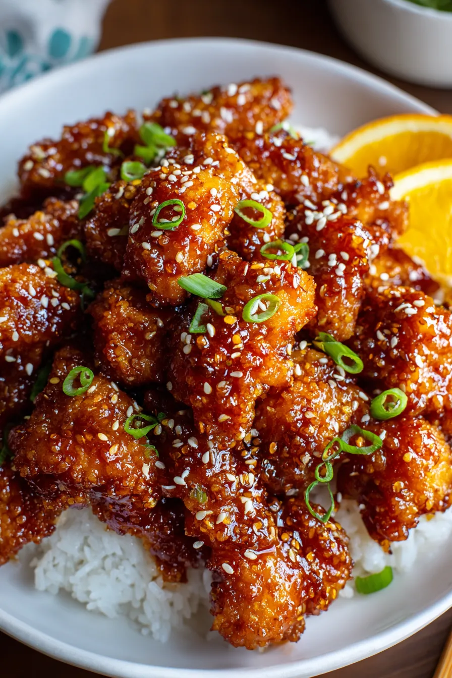Orange Chicken Crockpot – My Food Plans