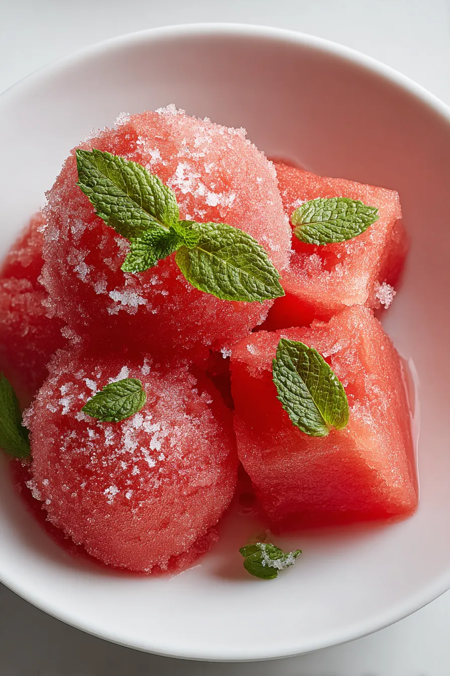 Refreshing Italian Watermelon Sorbet – My Food Plans