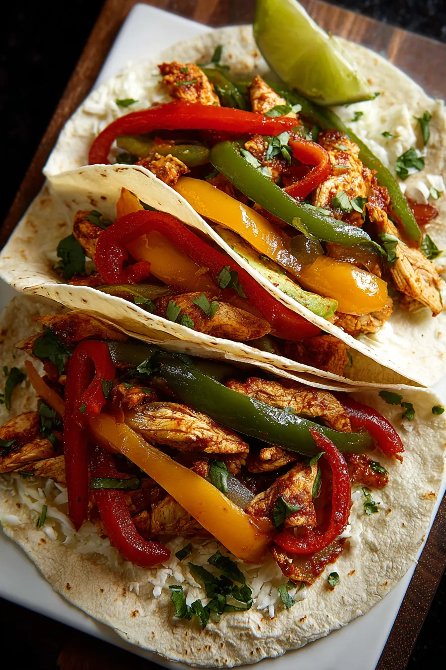 Slow-Cooked Spicy Chicken Fajitas – My Food Plans