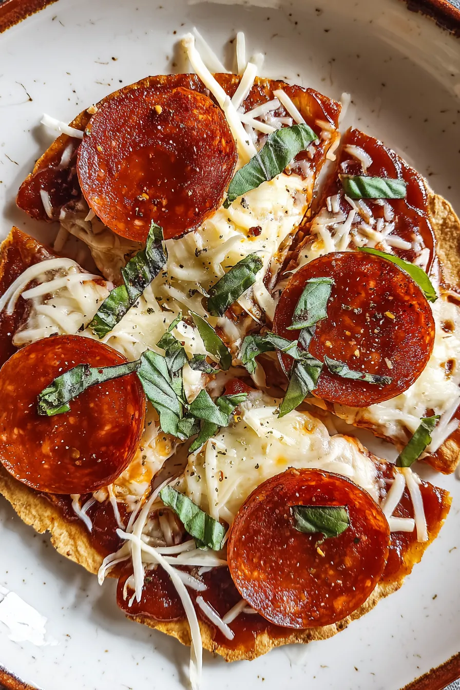 5 Minute Air Fryer Tortilla Pizza – My Food Plans
