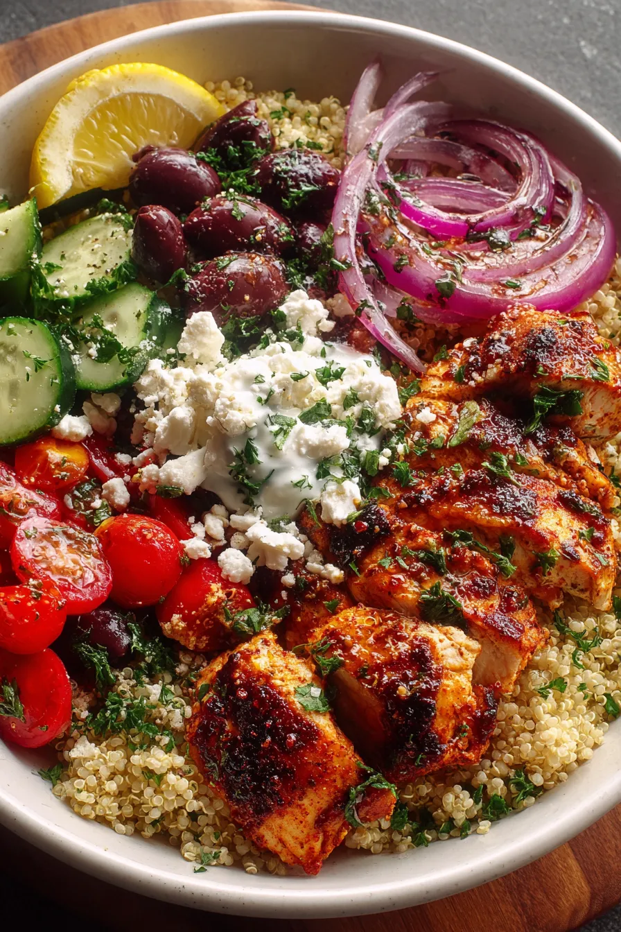 Mediterranean Chicken Bowl – My Food Plans