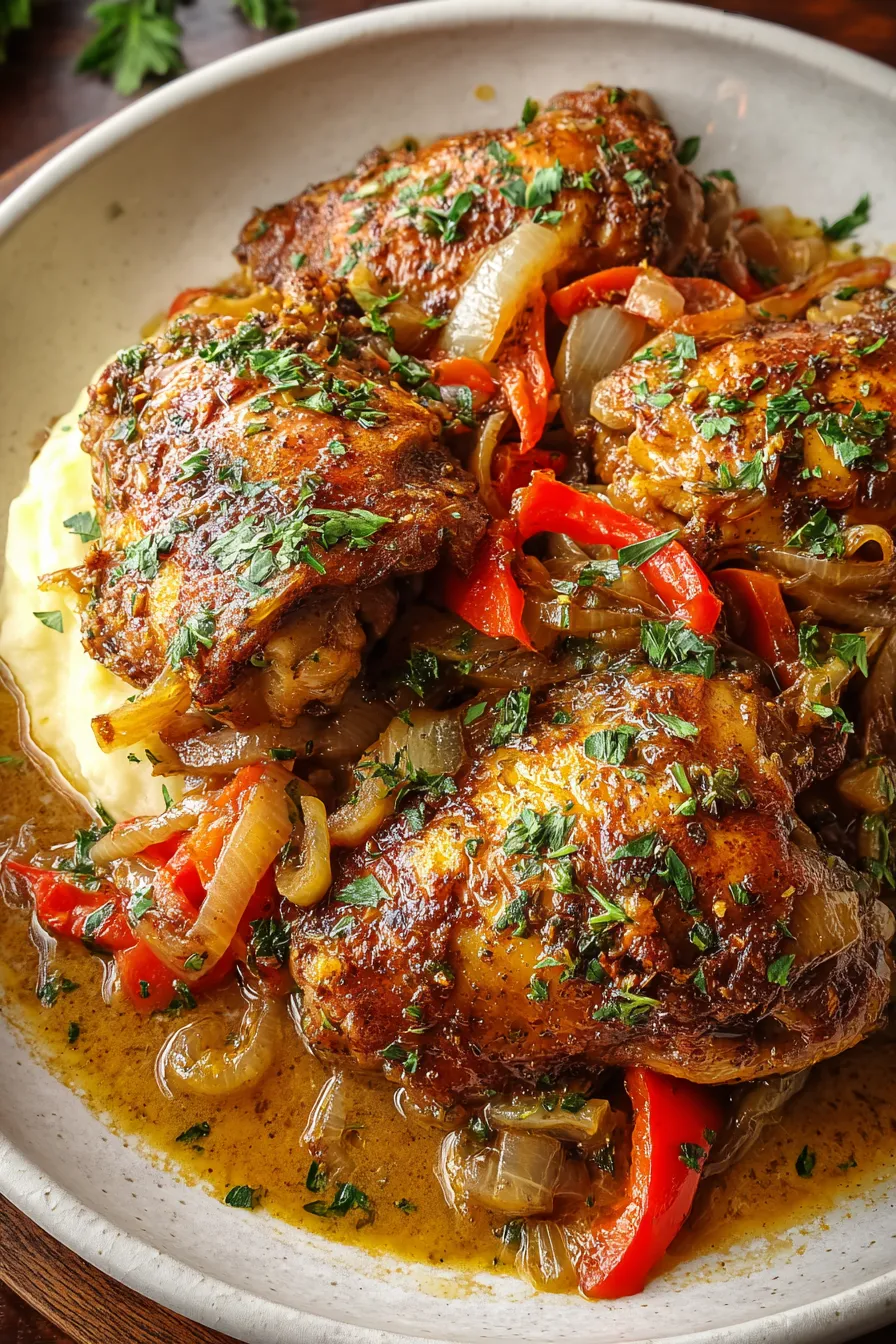 Savory Southern-Style Smothered Chicken – My Food Plans
