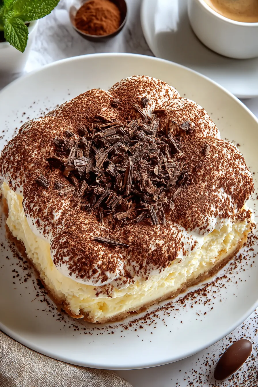 Decadent Italian Tiramisu Cheesecake – My Food Plans