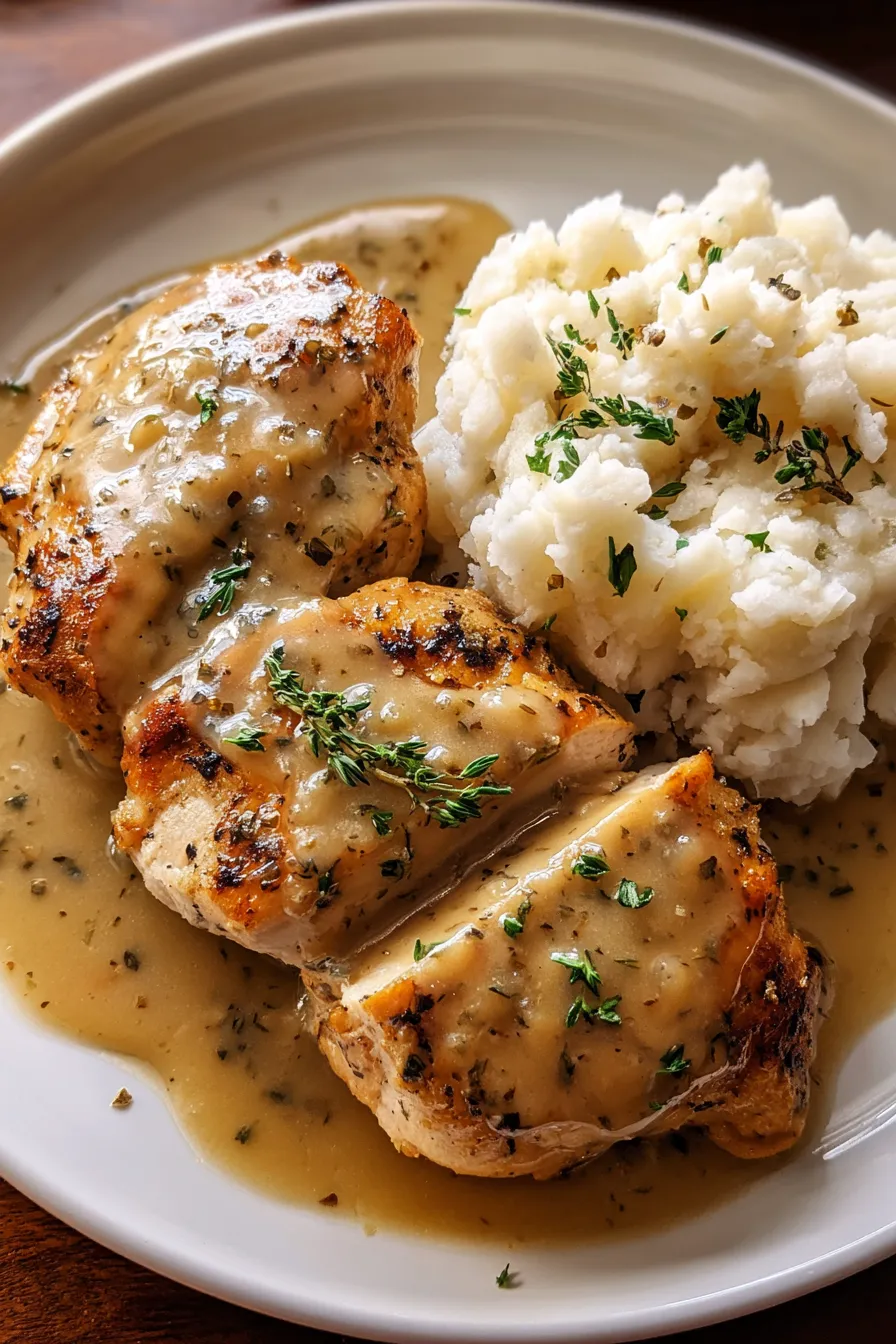 Crockpot Chicken and Gravy – My Food Plans
